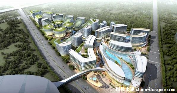 虹桥机场中央经济区竞赛获胜方案