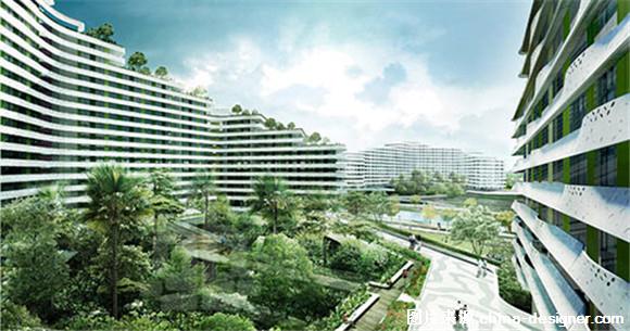 新加坡国际公共住房大赛获奖作品:梯田式住宅大楼(图)