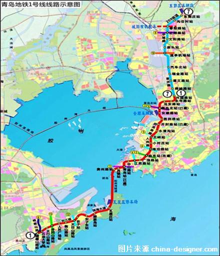 49千米,是目前国内最长的地铁区间隧道,建成后将大幅缩短黄岛区到青岛