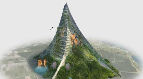 荷兰建筑师预建2000米人造山(图)