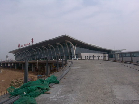 银川河东机场新航站楼年底完工